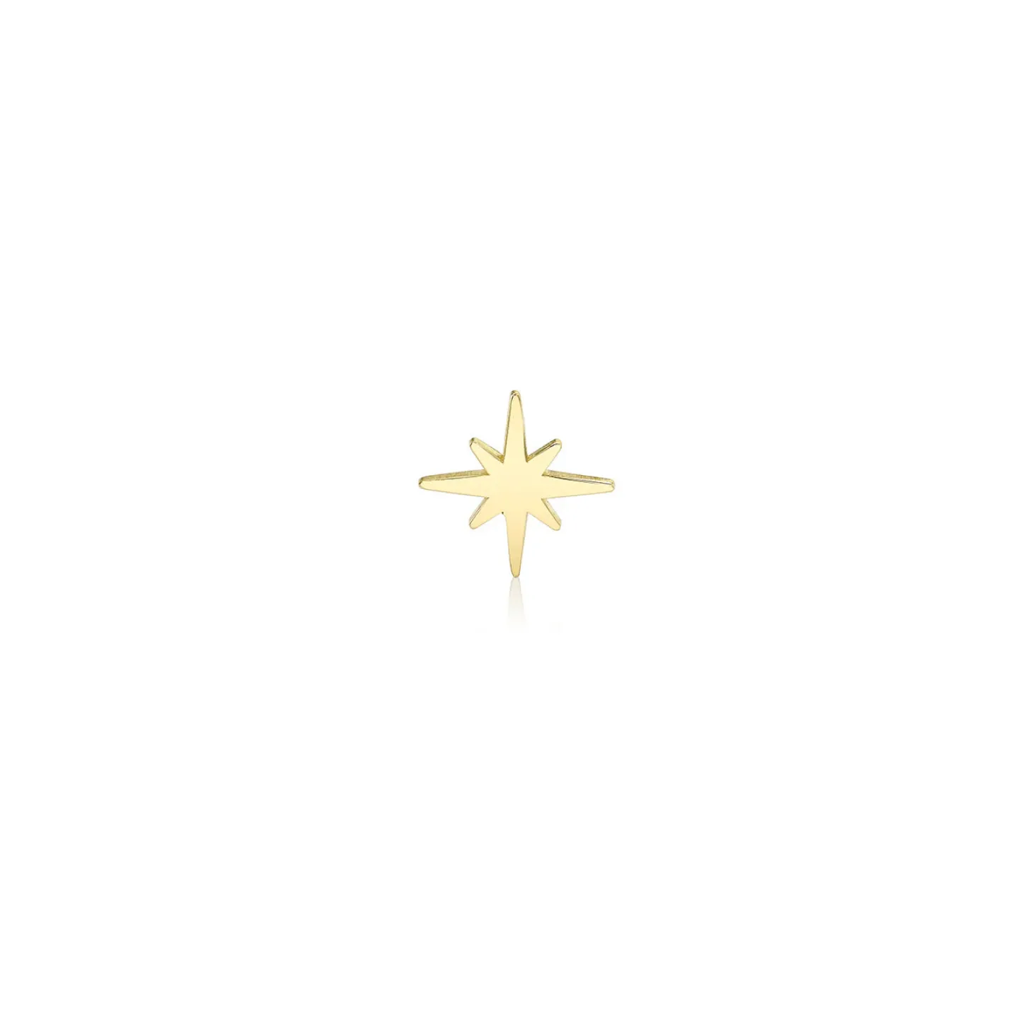 Pure Gold Tiny Starburst Stud