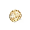 Pure Gold Wallpaper Puffy Ring