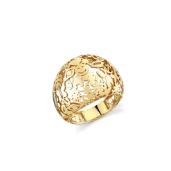 Pure Gold Wallpaper Puffy Ring