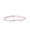 Rose Gold & Diamond Cross on Grapolite