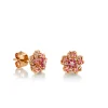 Rose Gold & Diamond Sakura Stud