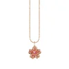 Rose Gold & Diamond Sakura Charm