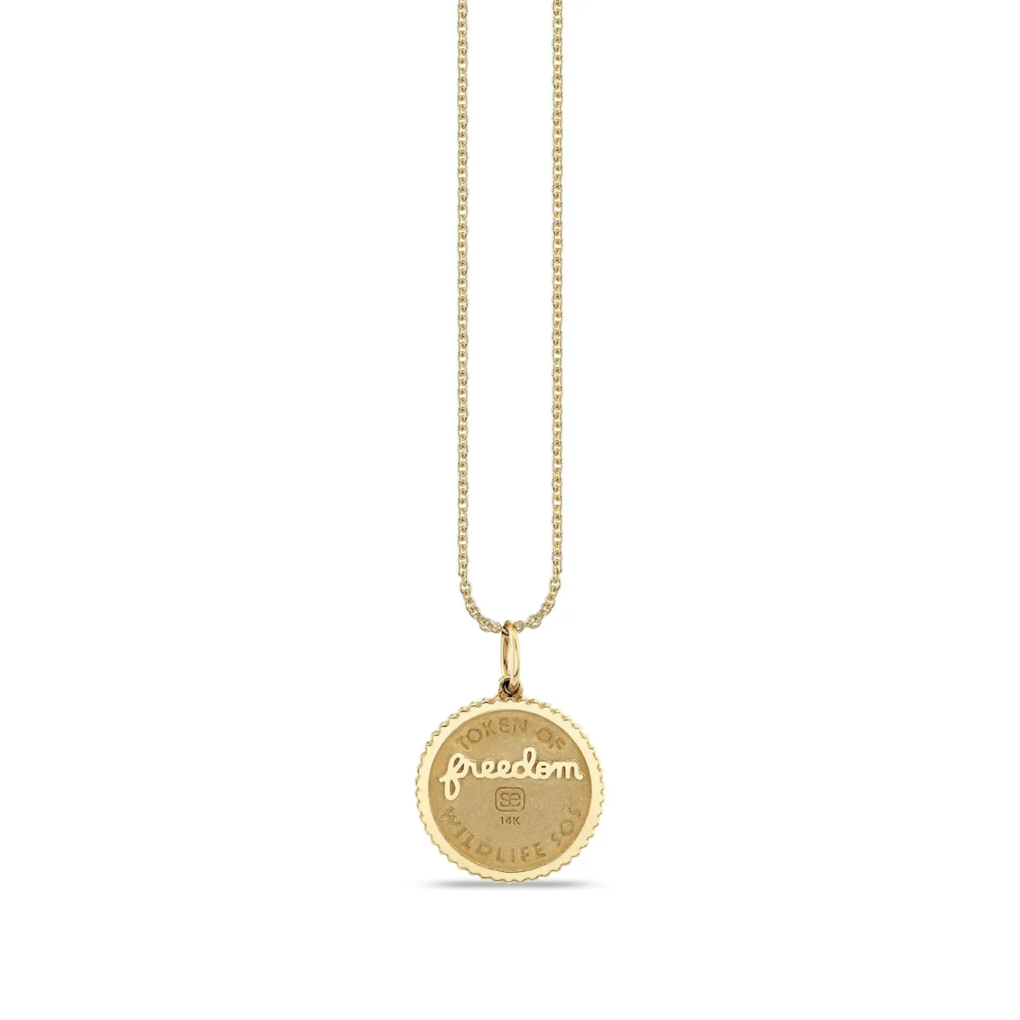 Sydney Evan x Wildlife SOS Gold Elephant Coin